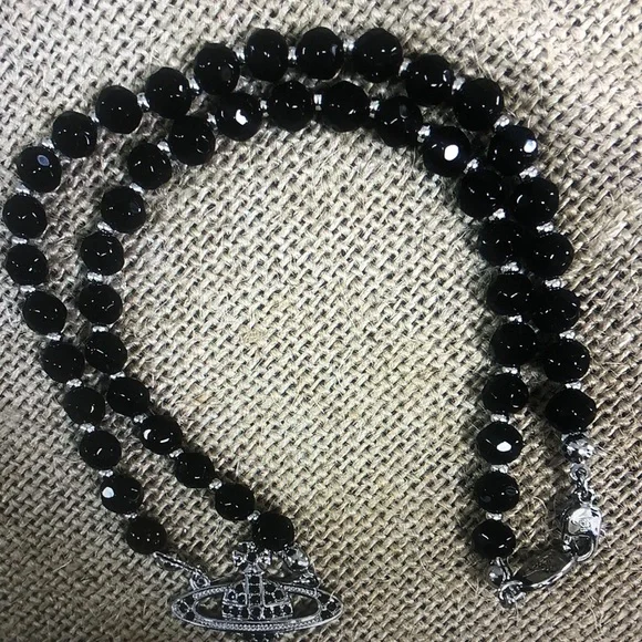 Vivienne Westwood Black Orb Necklace - Picture 3 of 5